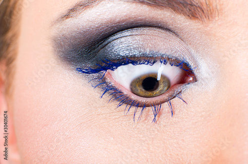 Fotografie female eye macro