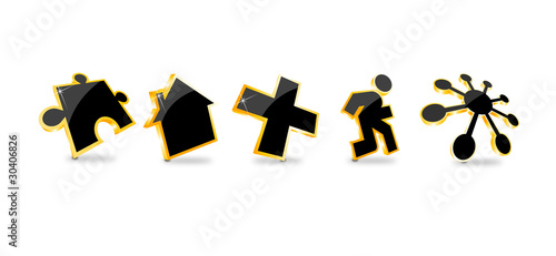 icone ecommerce, web, 3d