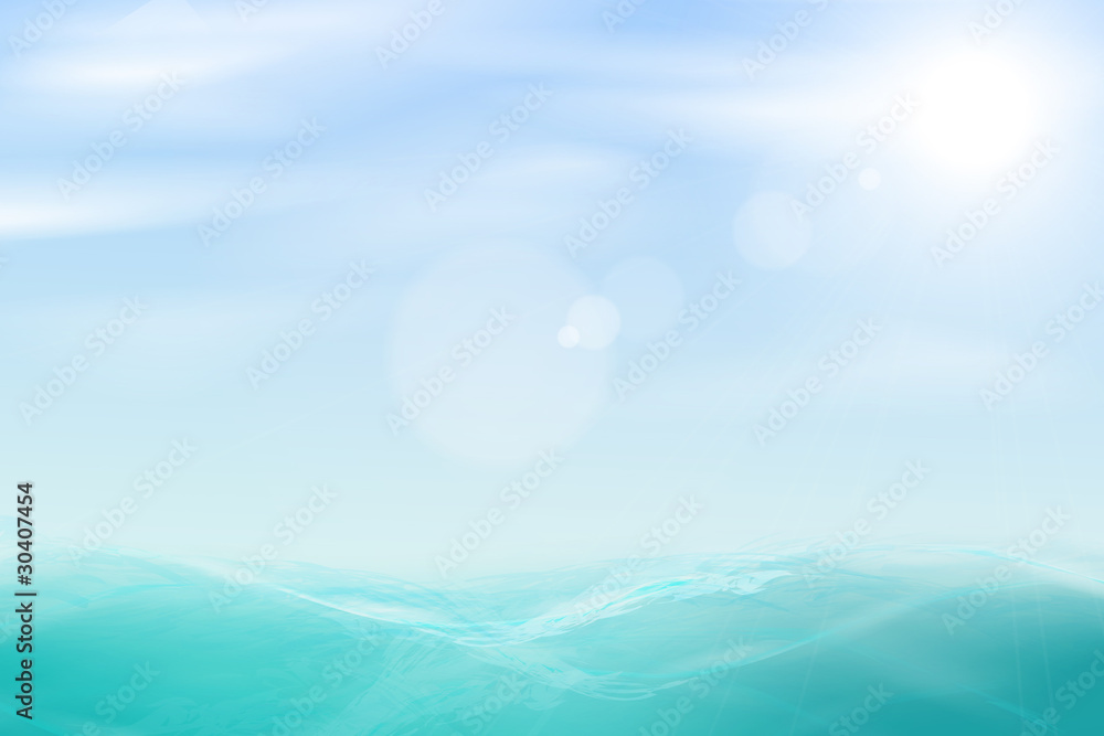 Abstract beautiful sea and sky background