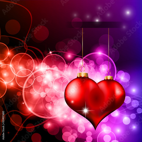 Colorful Background For Valentine's day Flyer