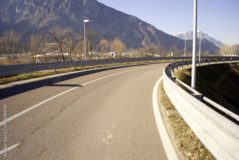 Fototapeta premium asphalt road