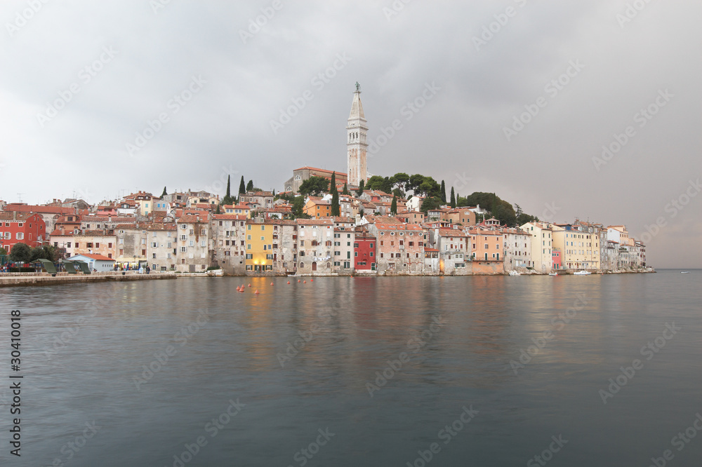 Croatia, Rovinj. Cathedral of St. Euphemia in the old town
