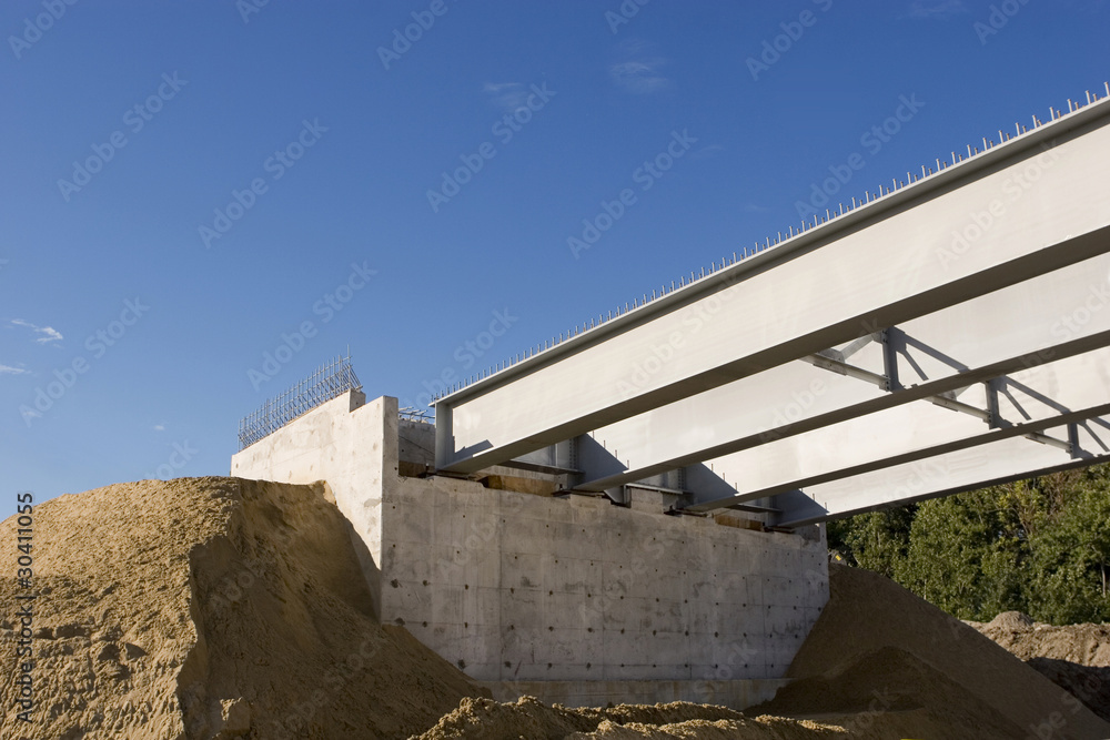 Fototapeta premium Bridge Under Construction