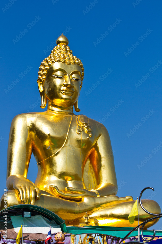Golden Buddha under the open sky Golden Buddha under the open sky