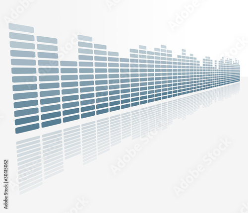Graphic equalizer with reflection 6