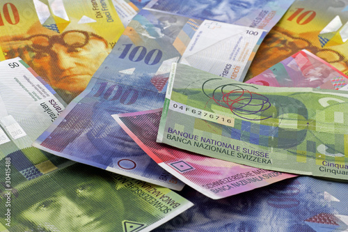 banknoten schweiz photo