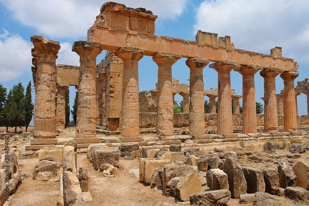 Il tempio di Zeus a Cirene - Libia