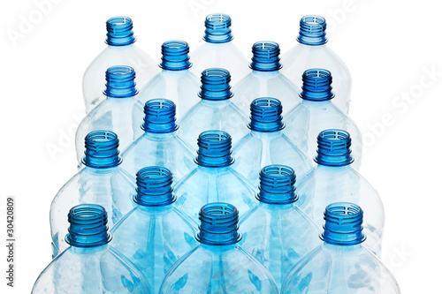 Plastikflasche. Leere Flaschen aus Kunststoff