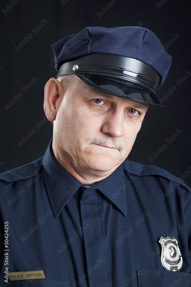 Police Officer in Tears
