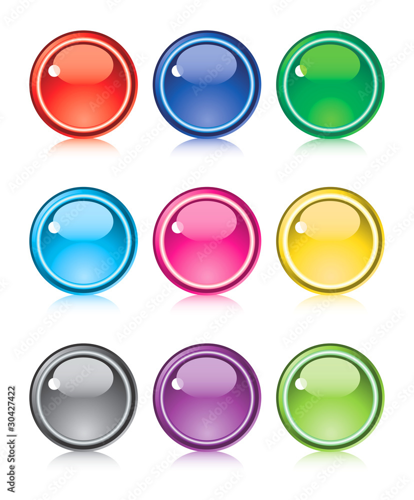 丸アイコン Stock ベクター Adobe Stock