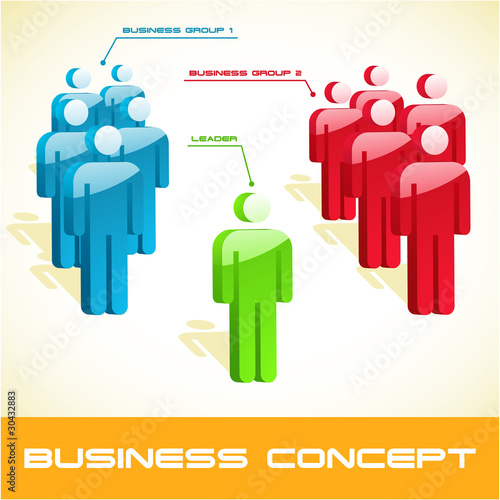 Teamwork business concept. Vector illustration.