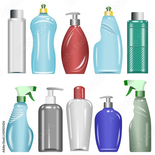 Plastic Bottles Set 6