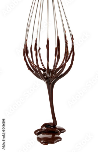Chocolate dripping whisk