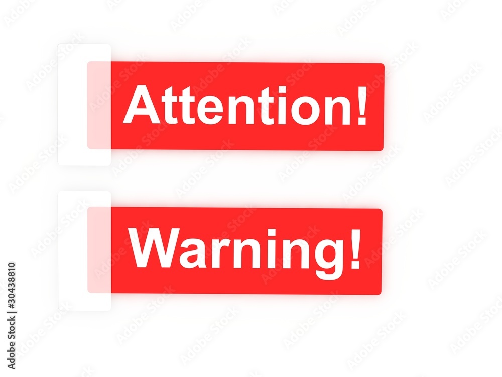 Warning concept Warning concept
