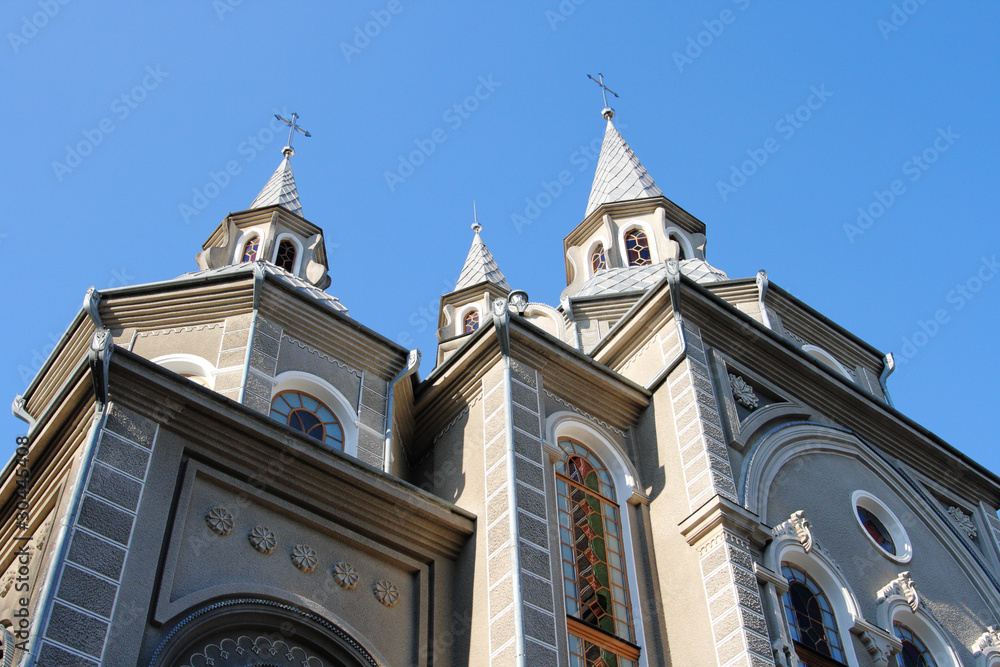 Church against the blue sky