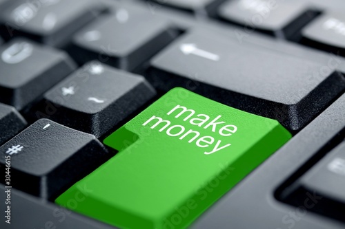 Foto make money green key