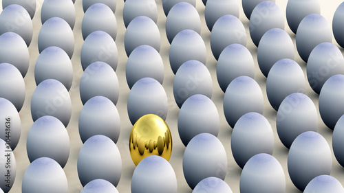 Billede på lærred Non Conforming Easter Egg