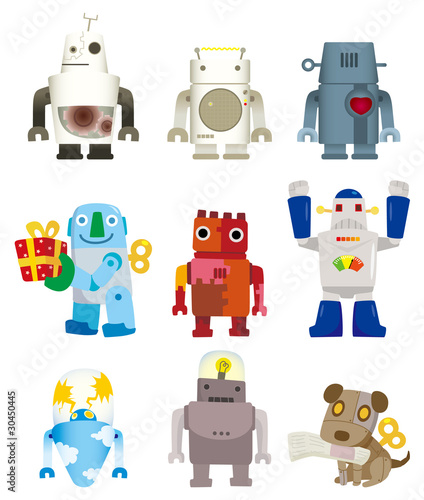 cartoon robot icon