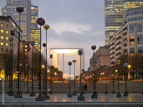 Paris - La Defense by night