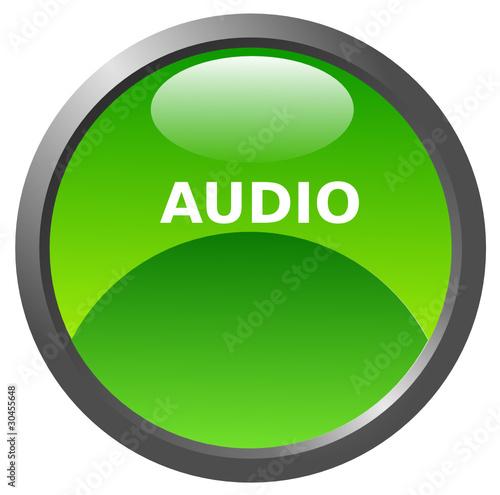 Audio glossy icon