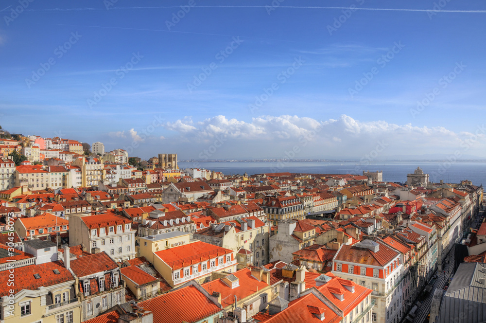 Lisbon / Lisboa - Scenic View above the city