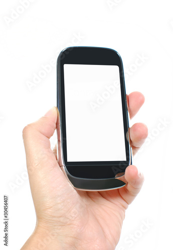 Mobile phone and blank screen