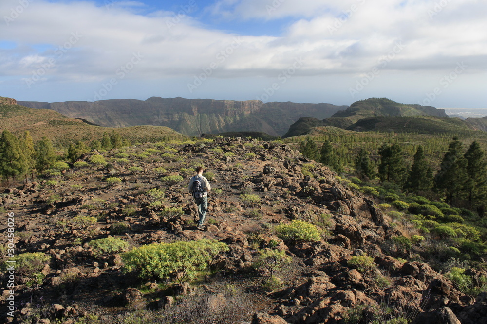 volcanic landscape on Gran Canaria