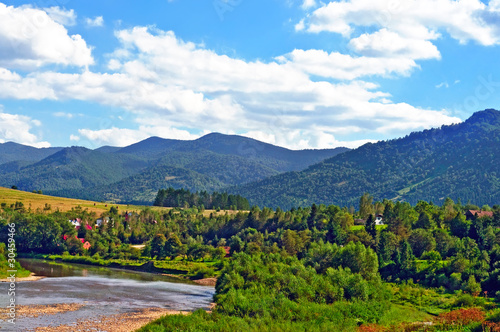 Mountain summer landscape