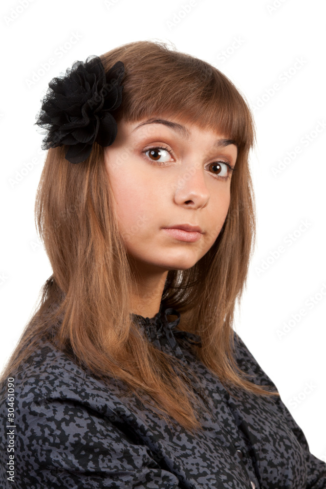 portrait of a young beautiful girl portrait of a young beautiful girl