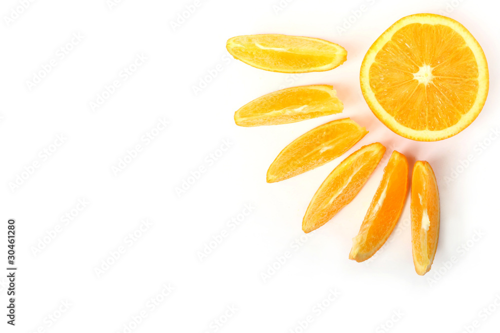 Fresh orange sun