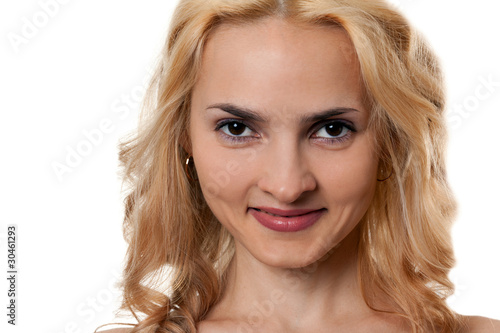 portrait of a beautiful blonde