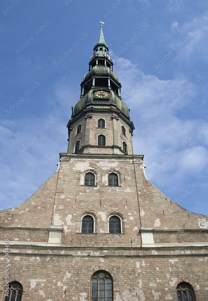 Saint Peter's church in Riga