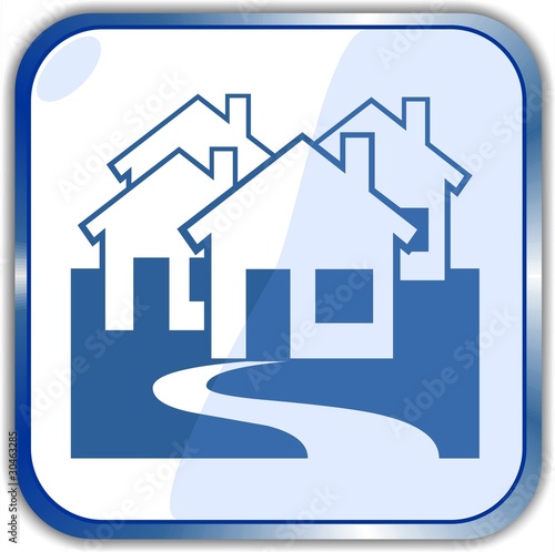 bouton maison / location