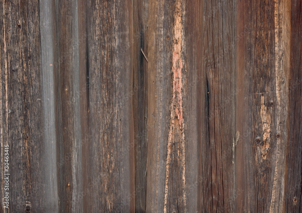 Weathered pine plank fence as grunge Weathered pine plank fence as grunge