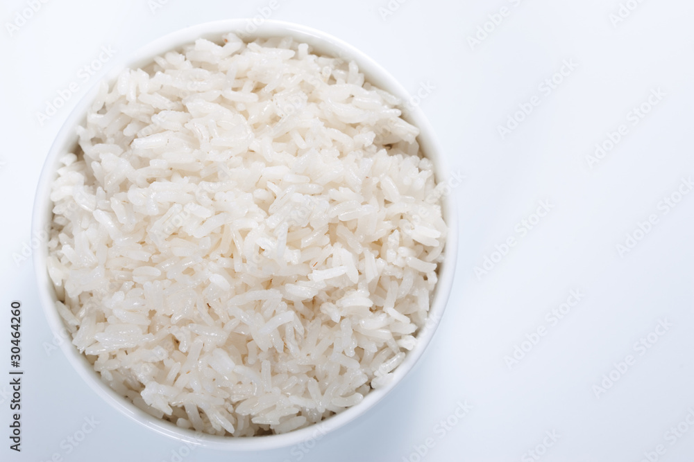 Rice in a bowl Rice in a bowl