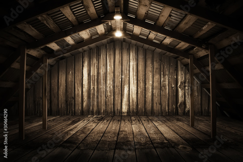 wooden room