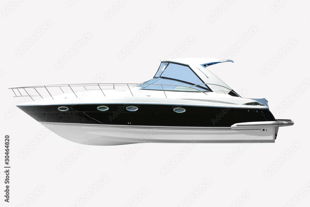 fast luxury yacht isolated on white fast luxury yacht isolated on white