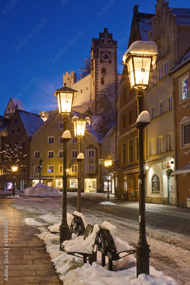 Fototapeta premium Winter in Füssen