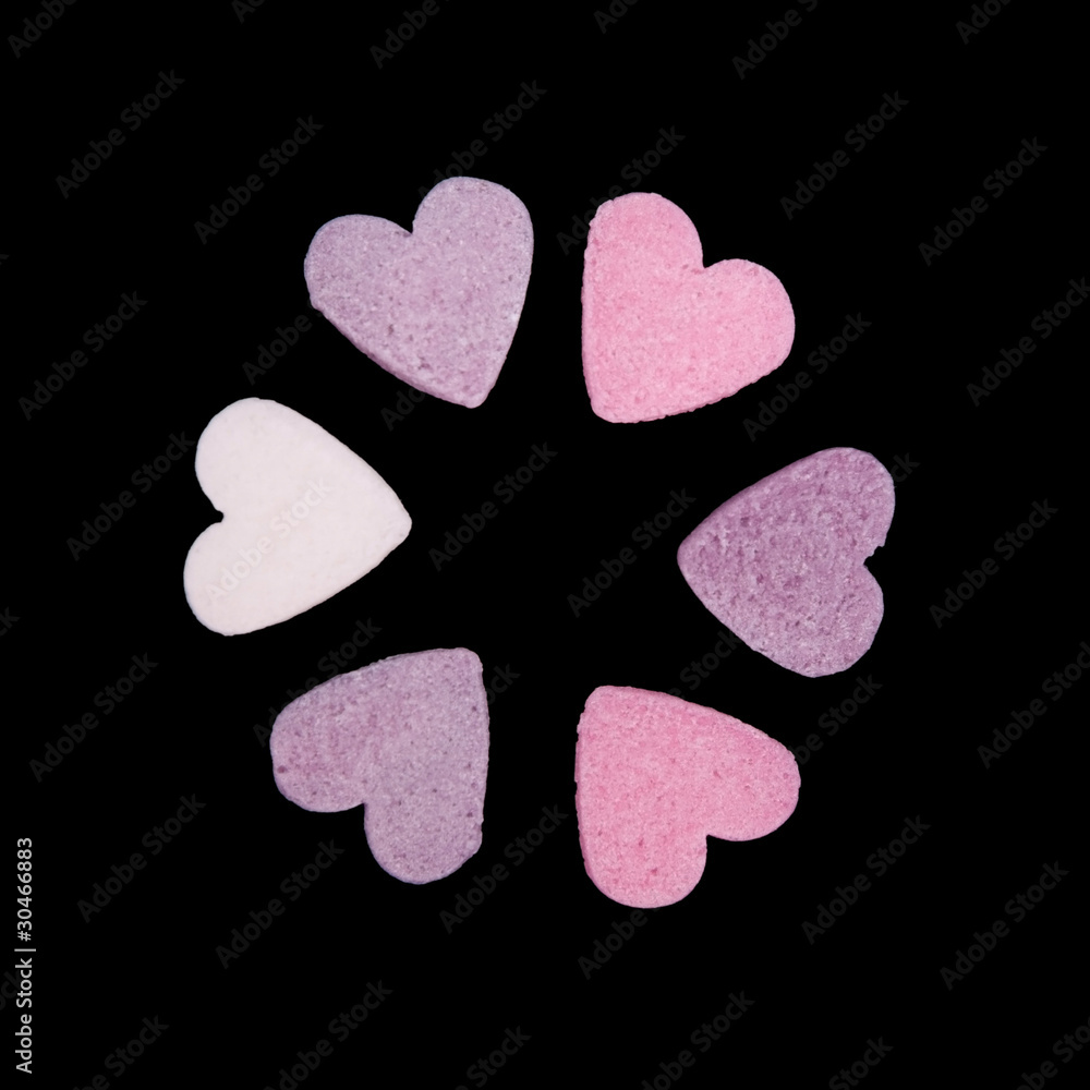 Sugar candy hearts Sugar candy hearts