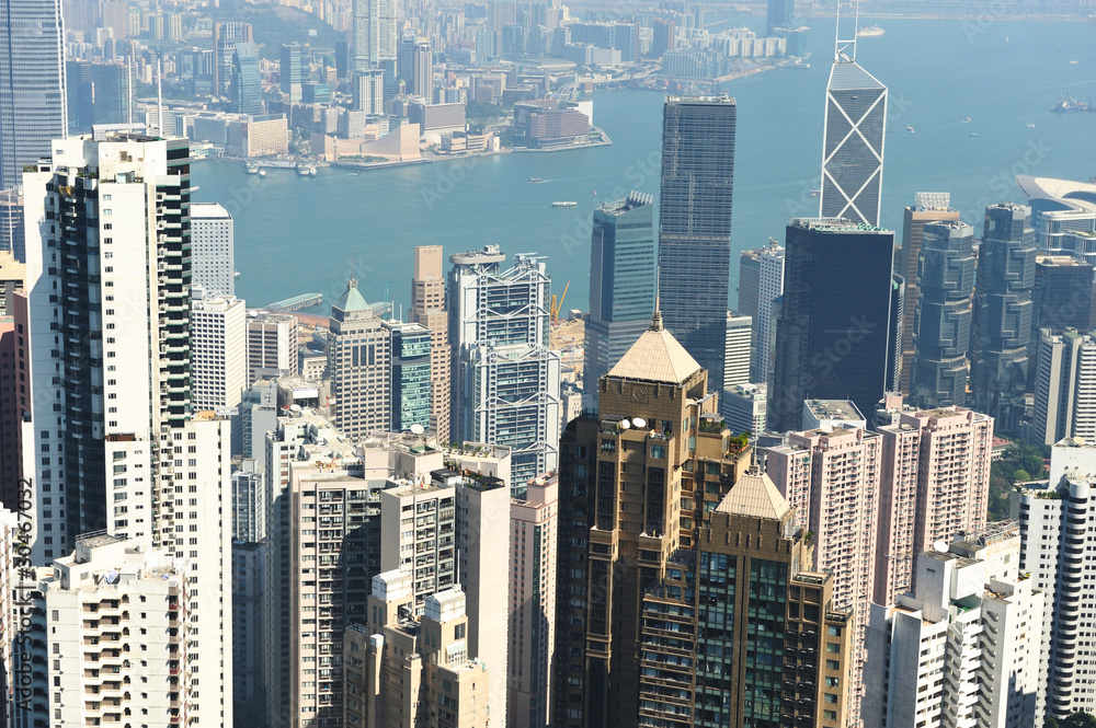 Obraz premium Hong Kong cityscape