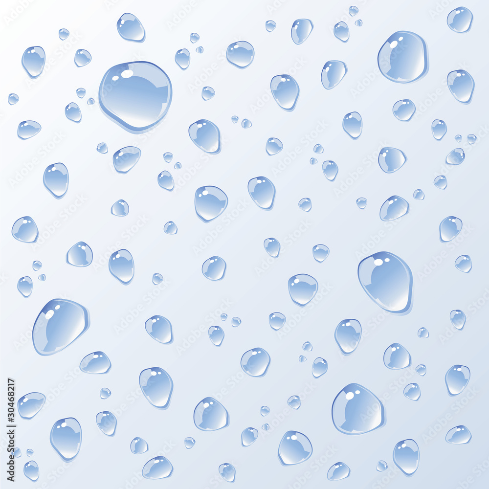 Vector water drops abstract background Vector water drops abstract background