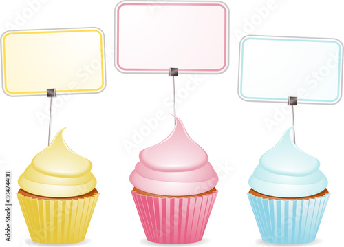 Cupcakes and labels