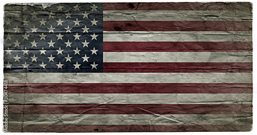 USA grunge flag