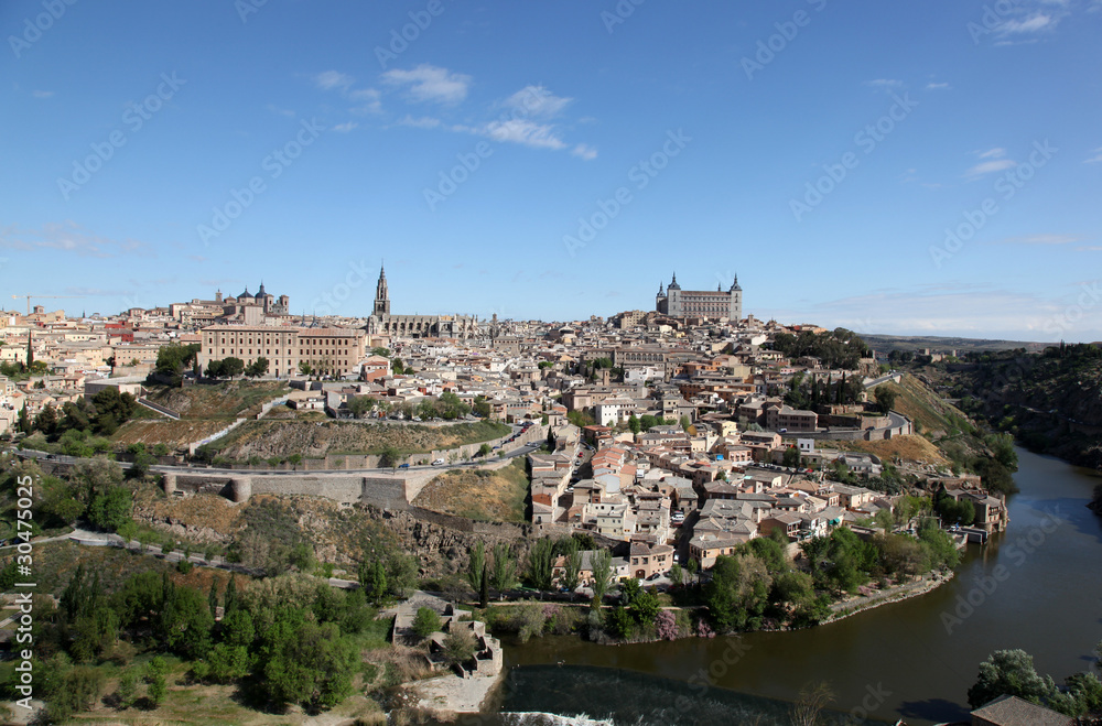 The historic medieval city of Toledo Spain