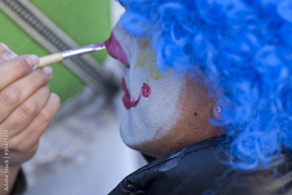 Obraz premium Truccatrice al carnevale di Venezia