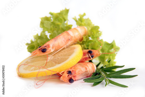 Delicious shrimps
