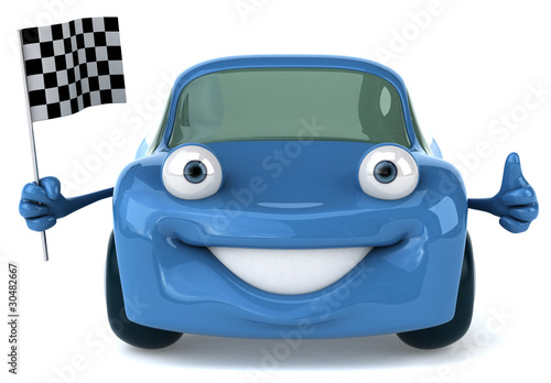 Картината върху платно Voiture