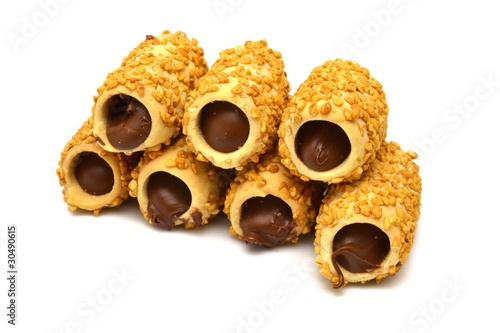 Cannoncini al cioccolato photo