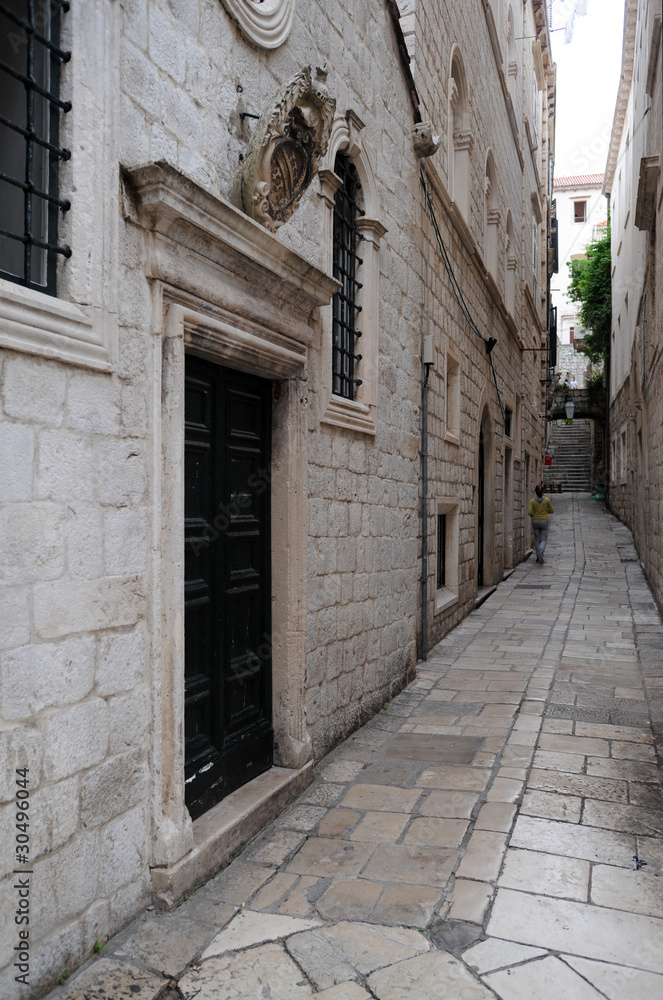 Rue Strossmayer à Dubrovnik