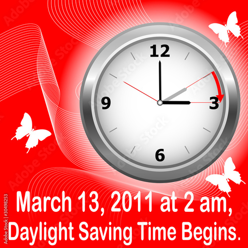 Daylight saving time begins.